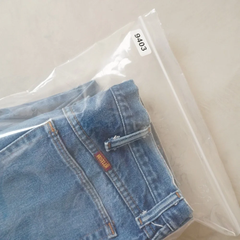 Vintage Rustler Regular Fit Jeans 34x32 Mens Blue Denim Straight Leg 90s